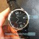IWC Ingenieur Black Dial Black Leather Strap Copy Watch (8)_th.jpg